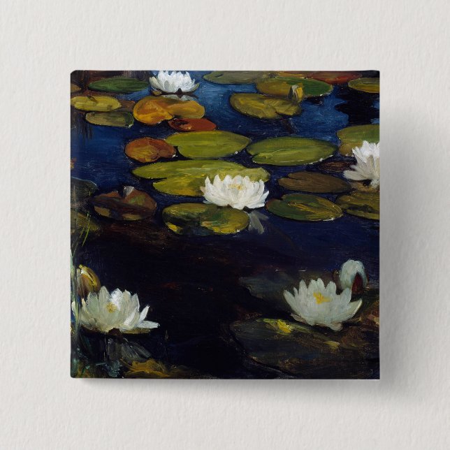 Albert Edelfelt - Water Lilies, Study Button (Front)