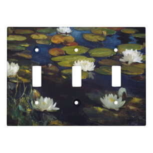 Albert Edelfelt - Water Lilies, Study Light Switch Cover