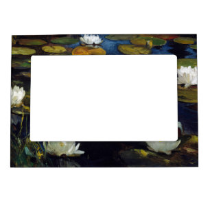 Albert Edelfelt - Water Lilies, Study Magnetic Frame