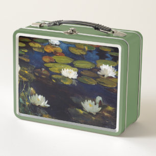 Albert Edelfelt - Water Lilies, Study Metal Lunch Box