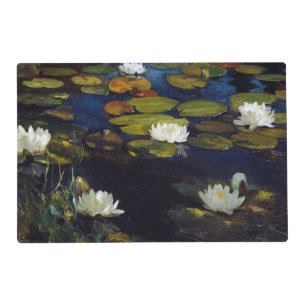 Albert Edelfelt - Water Lilies, Study Placemat