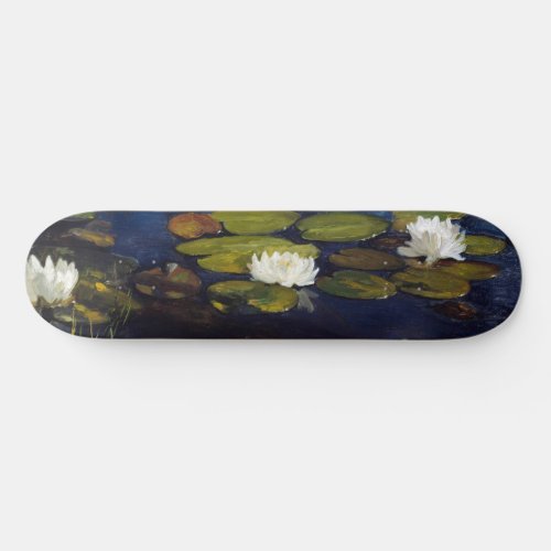 Albert Edelfelt _ Water Lilies Study Skateboard