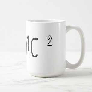 Albert Einstein's E=mc2 Coffee Mug