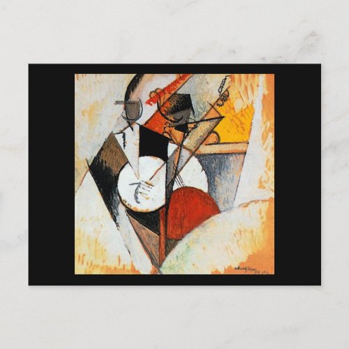 Albert Gleizes Composition pour Jazz Art Vintage Postcard