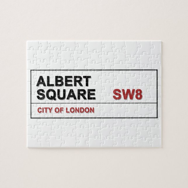 Albert Square London England Jigsaw Puzzle (Horizontal)
