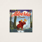 Alberta Canada cartoon travel poster (Front)