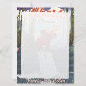 Alberta Canada cartoon travel poster (Back)