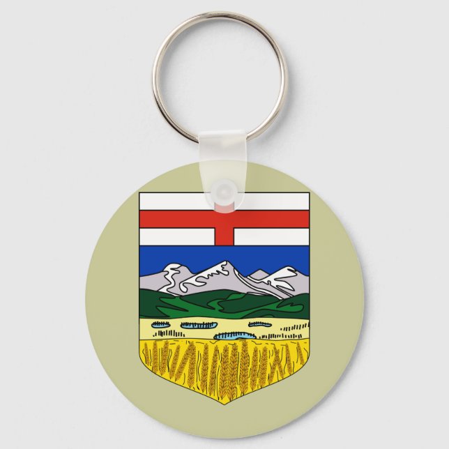 Alberta, Canada Keychain (Front)