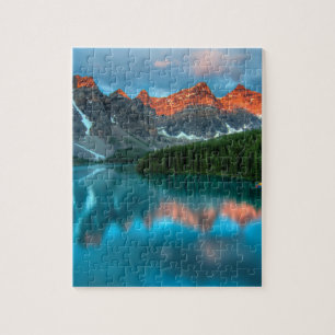 Alberta Canada Lake Louise Summer Adventure Jigsaw Puzzle