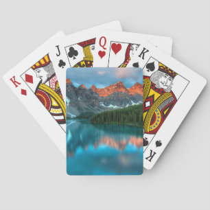 Alberta Canada Lake Louise Summer Adventure Poker Cards