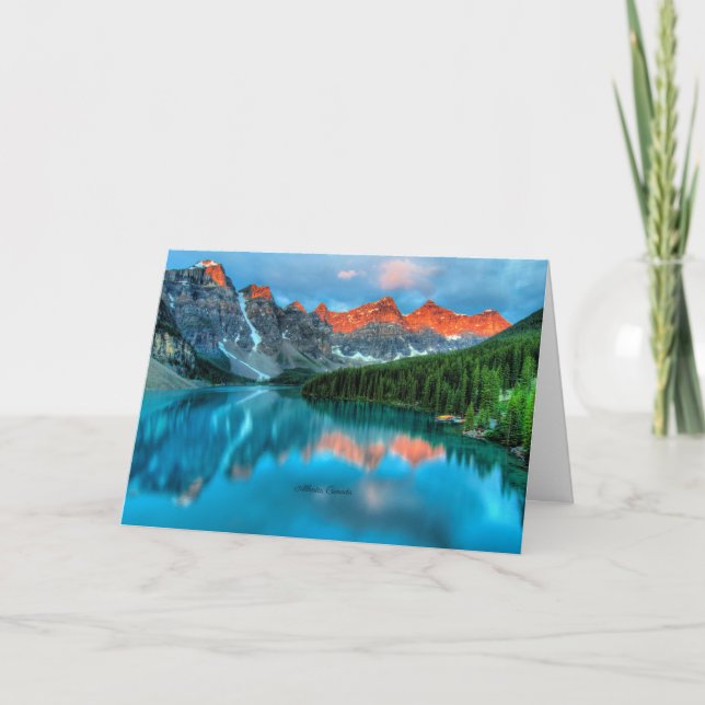 Alberta Canada Picturesque Photograph Card (Front)