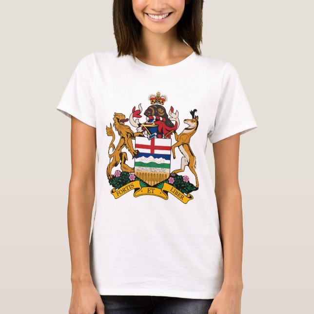 Alberta Coat of Arms T-shirt (Front)