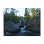 Alberta Falls at Sunrise at Rocky Mountains Postcard