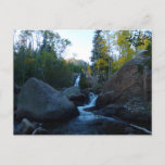 Alberta Falls at Sunrise at Rocky Mountains Postcard
