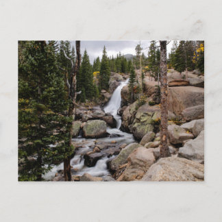 Alberta Falls In Rocky Mountain National Park Postcard