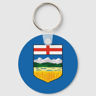 Alberta flag keychain