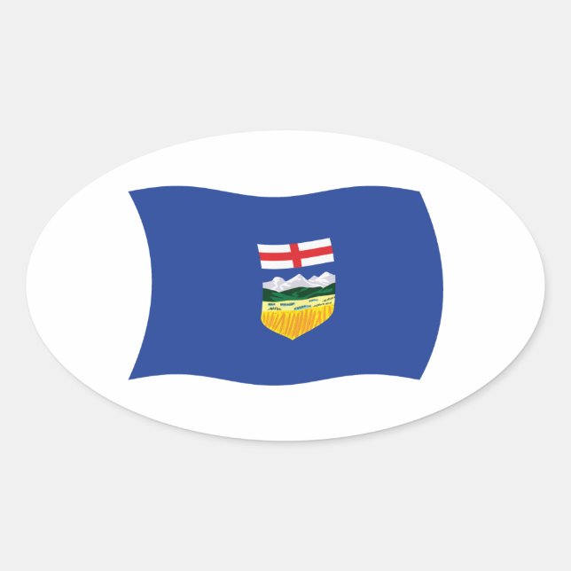 Alberta Flag Sticker (Front)