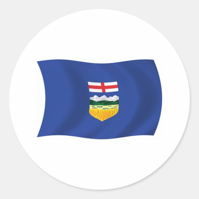 Alberta Flag Sticker (Front)