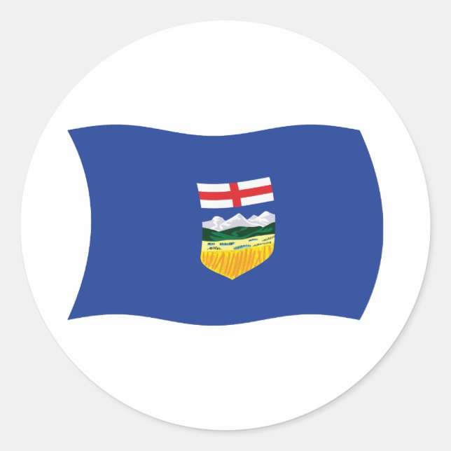 Alberta Flag Sticker (Front)