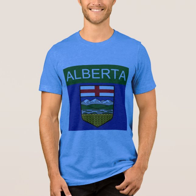 Alberta Flag Tri-Blend Shirt (Front)