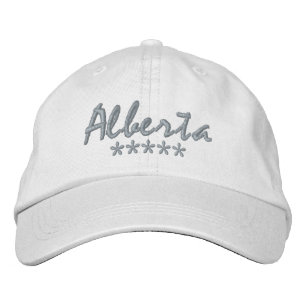 Alberta Name Embroidered Baseball Cap