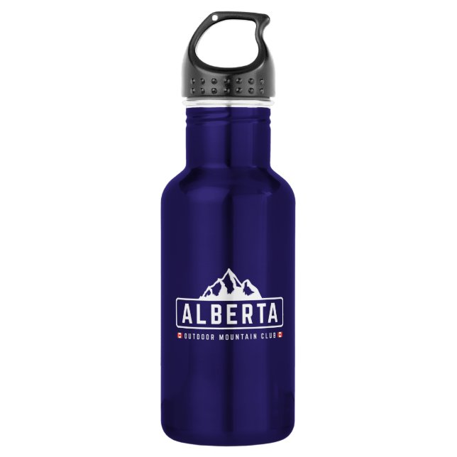 Alberta Outdoors Stainless Steel Water Bottle (Front)