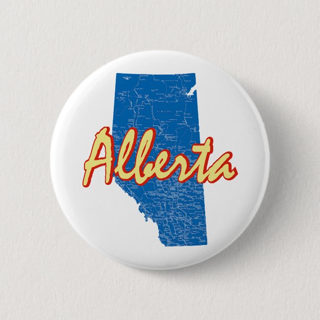 Alberta Pinback Button (Front)