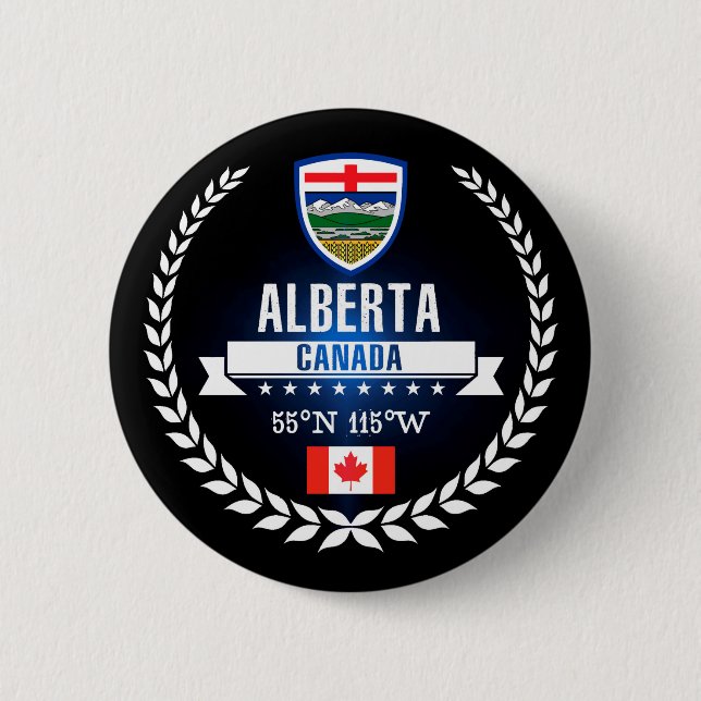 Alberta Pinback Button (Front)