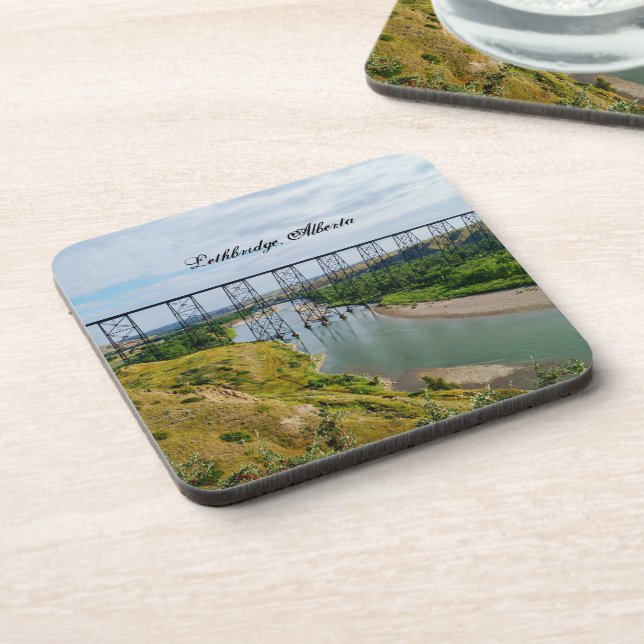 Alberta Railway Icon Beverage Coaster (Left Side)