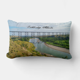 Alberta Railway Icon Lumbar Pillow