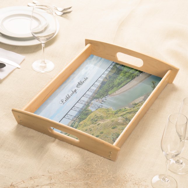 Alberta Railway Icon Serving Tray (Front)