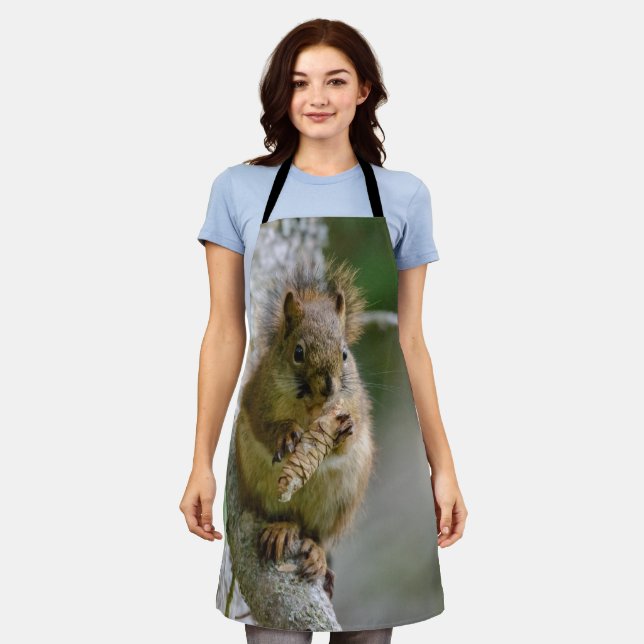 Alberta Squirrel – Forest Animal Apron (Worn)