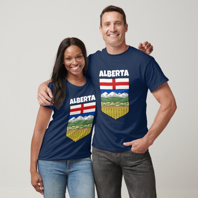 Alberta Strong - Provincial Shield T-Shirt (Unisex)