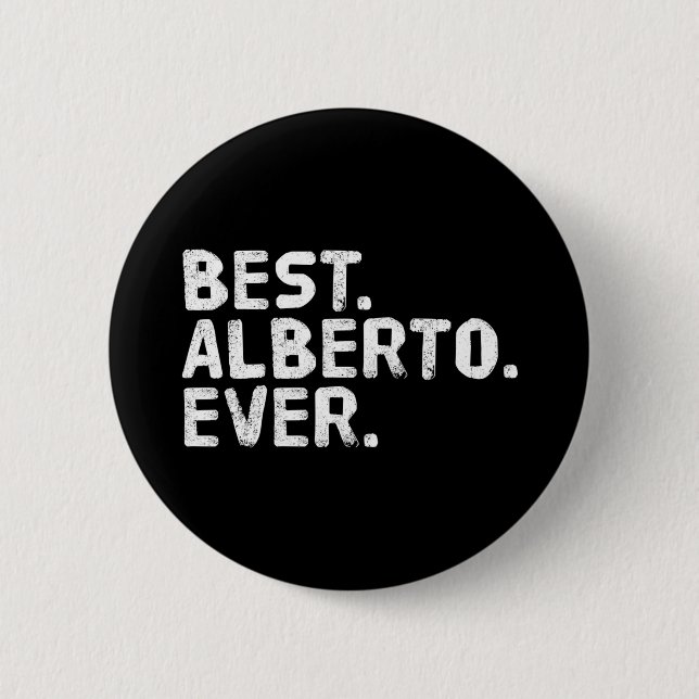 Alberto shirt funny men father's gift idea button (Front)