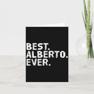 Alberto shirt funny men father's gift idea card