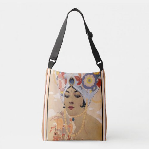 Alberto Vargas Art Deco Cross Body Handbag