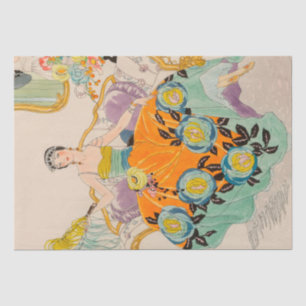 Alberto Vargas Art Deco Decoupage Tissue Paper