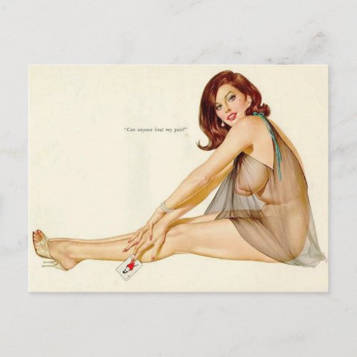 Alberto Vargas Vintage Pin up Postcard