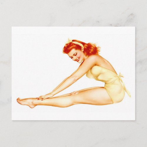 Alberto Vargas Vintage Pin up Postcard