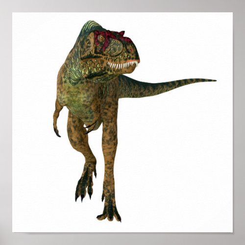 Albertosaurus Dinosaur Predator Poster