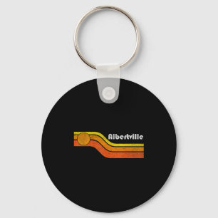 Albertville - Vintage Men Women 70s 80s Graphic Co Keychain