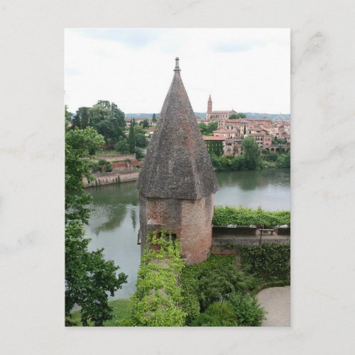 Albi tower postcard