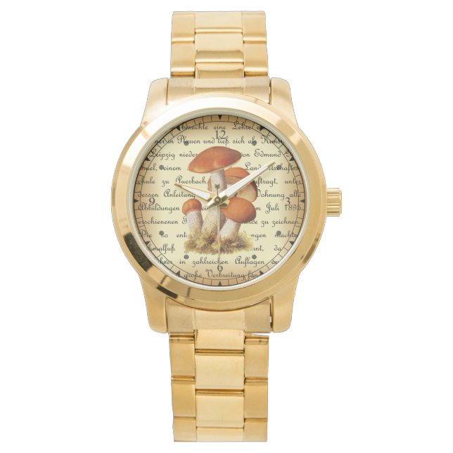 Albin Schmalfuß ~ Espenrotkappe1~ Mushrooms Watch (Front)