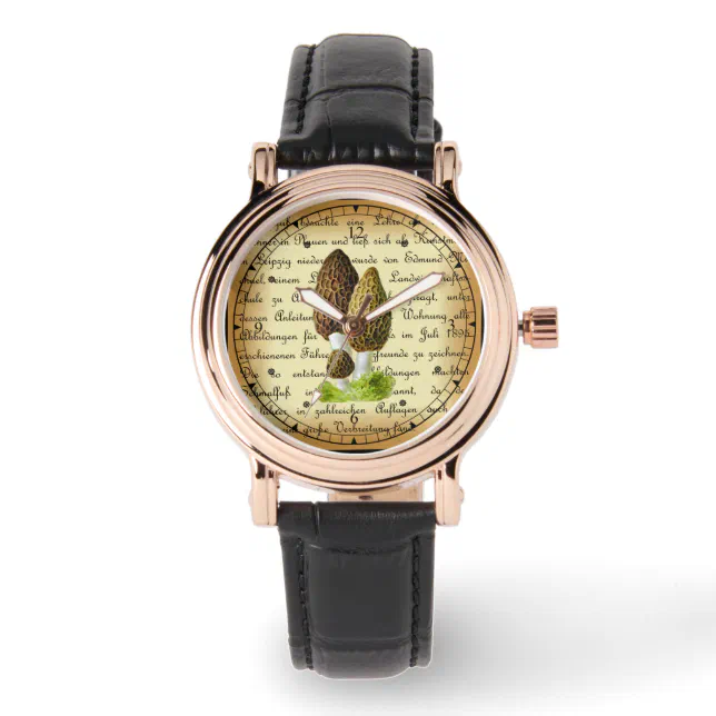 Albin Watch Albin Schmalfuß ~ Spitzmorchel-1~ Mushrooms ~ Wat Watch | Zazzle