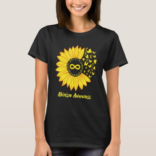 Albinism Awareness Month Sunflower In June We Wear T_Shirt