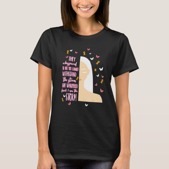 Albinism Women Girl All Beauty Body I Am The Storm T-Shirt (Front)