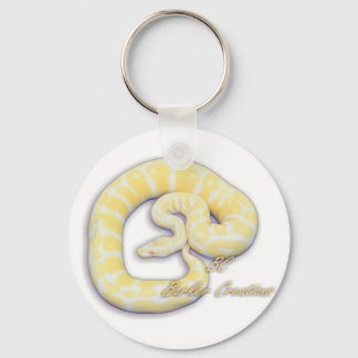 Albino Ball Python Keychain