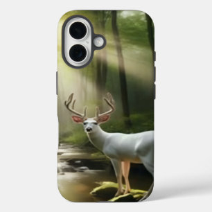 Albino Buck iPhone 16 Case