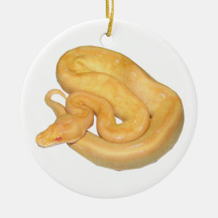 Albino Champagne Ceramic Ornament