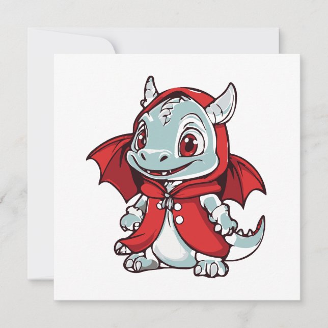 Albino Dragon in Red (Front)